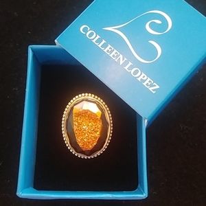 Colleen Lopez Sterling Druzy ring